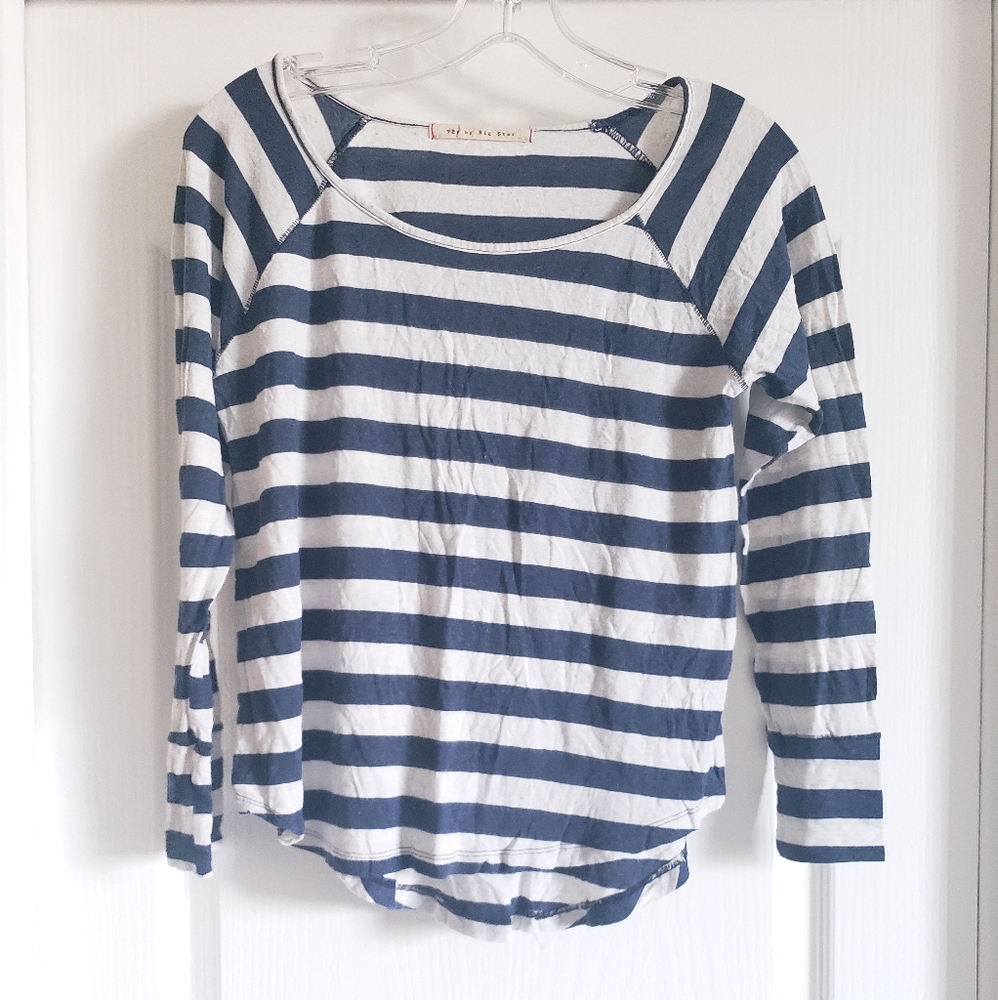 big star • striped top tee